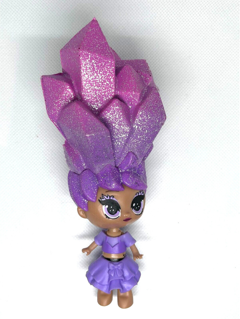 Blume Rainbow Sparkle Surprise Foam Hair Figure Doll Purple